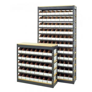 shelving-single-sided-corrugated-bins-combo